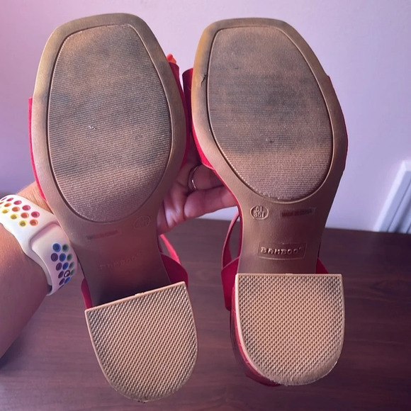 Bamboo chunky heel shoes - Picture 5 of 5